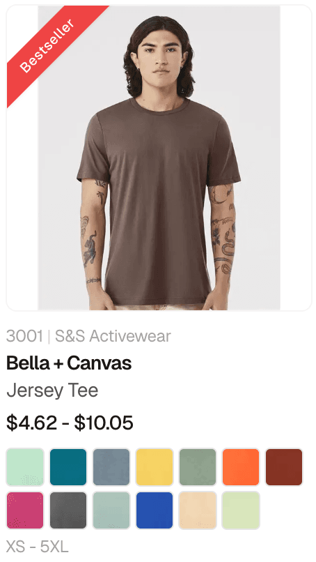 Blank product 1 imported from the SanMar or S&S Activewear catalog.