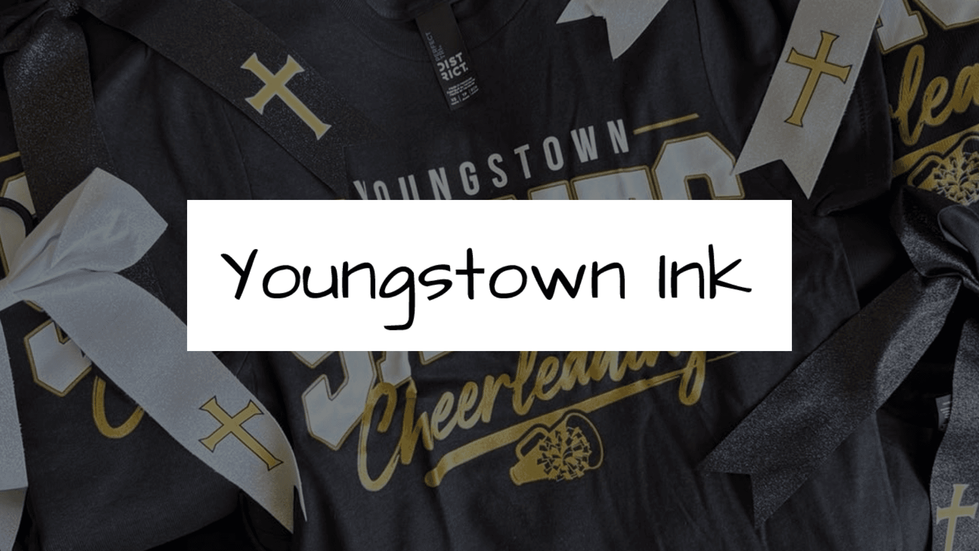 Youngstown Ink decorated spirit wear shirts for a school team