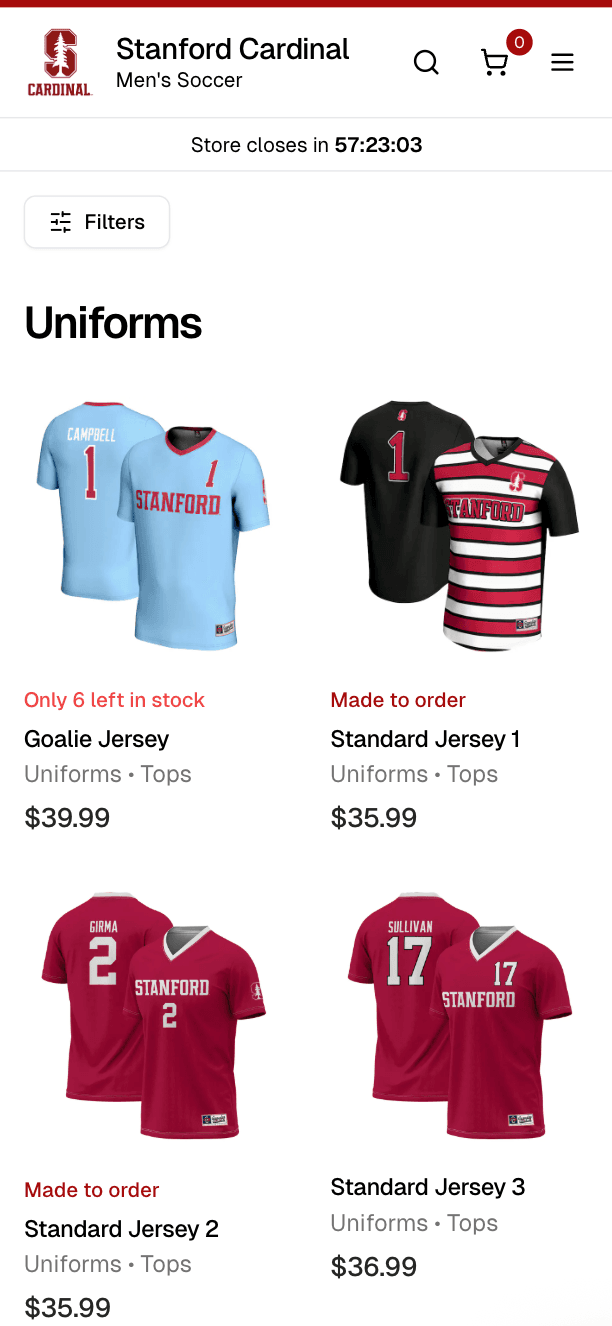 Itemstores mobile storefront